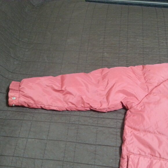 Vintage Camel Down Puffer Jacket 70's 80's Mens's Large  red/orange - Picture 5 of 15